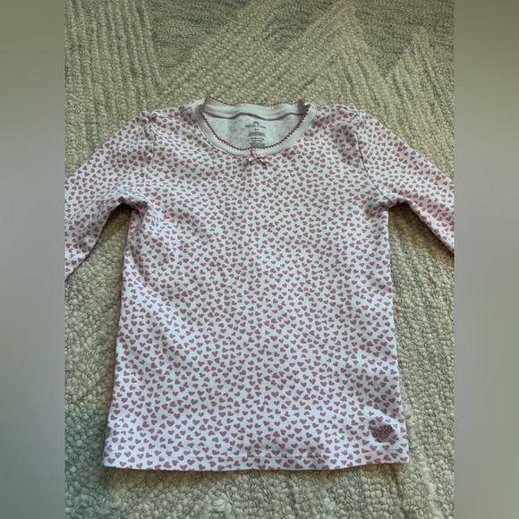 Petite Plume Girls Pima Cotton Sweethearts Pajama Set Size 6 - Picture 4 of 10